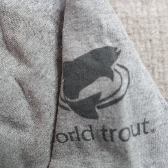 Patagonia Shirt Medium Regular Fit World Trout Double Sided - Picture 3 of 8